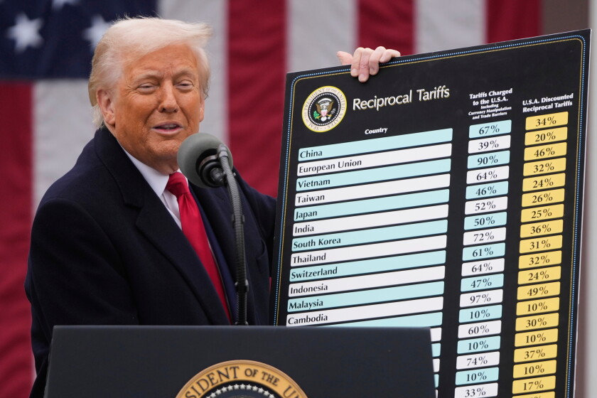 Trump Curve Math Economists agree: Trump's tariff math doesn't add up - Chicago Sun-Times