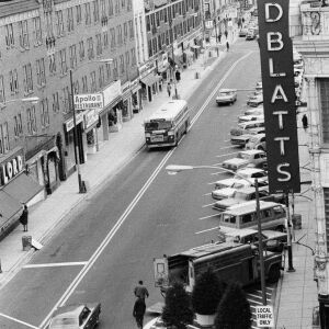 The former Goldblatt’s Store on Milwaukee Avenue in Logan Square in December of 1969. | Sun-Times archives