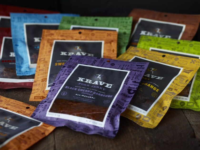 <small><strong>Hershey has a sudden hankering for protein, with plans to add Krave Jerky to its lineup. | AP Photo </strong></small>