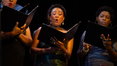 Members of the Black Opera Ensemble perform