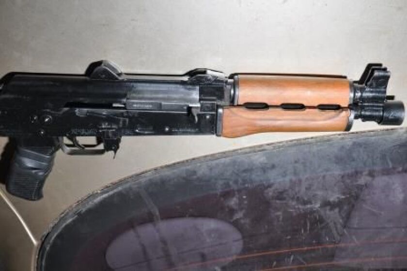 Zastava Arms PAP M92 caliber firearm recovered in Evanston garage July 4. | Evanston police