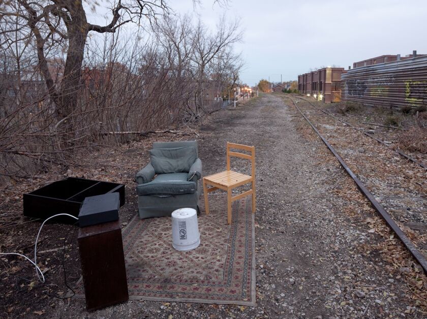 <small><strong>People used to leave all sorts of things on the trail, say those who once hung out there or have helped with past cleanup efforts. | Photo provided courtesy of Friends of the Bloomingdale Trail</strong></small>