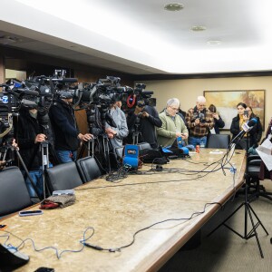 Resilience Healthcare CEO Manoj Prasad discusses the financial situation at West Suburban Medical Center during a news conference Wednesday about the hospital’s temporary closure and plans to try to reopen it.