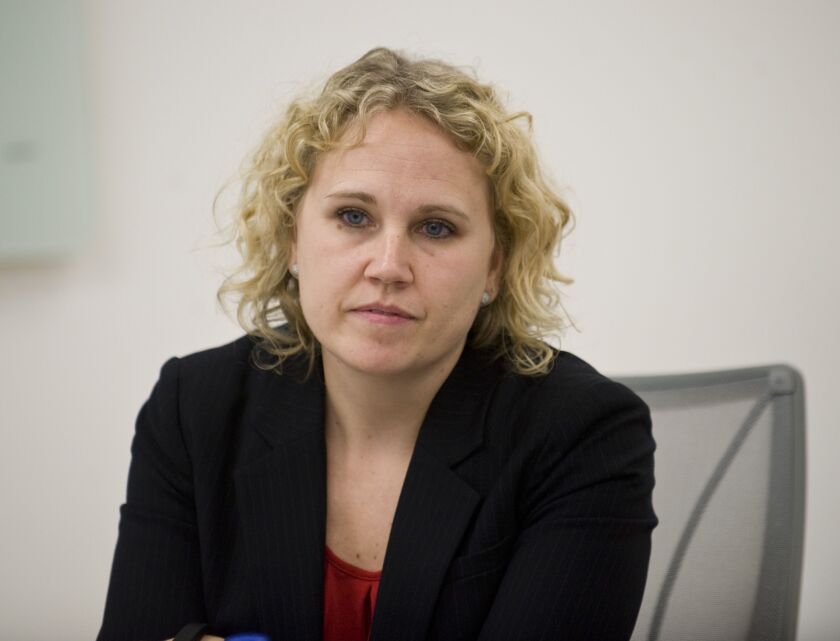 <strong><small>Heather Sattler is an aldermanic candidate for the 38th Ward in the City of Chicago. | Richard A. Chapman/Sun-Times</small></strong>