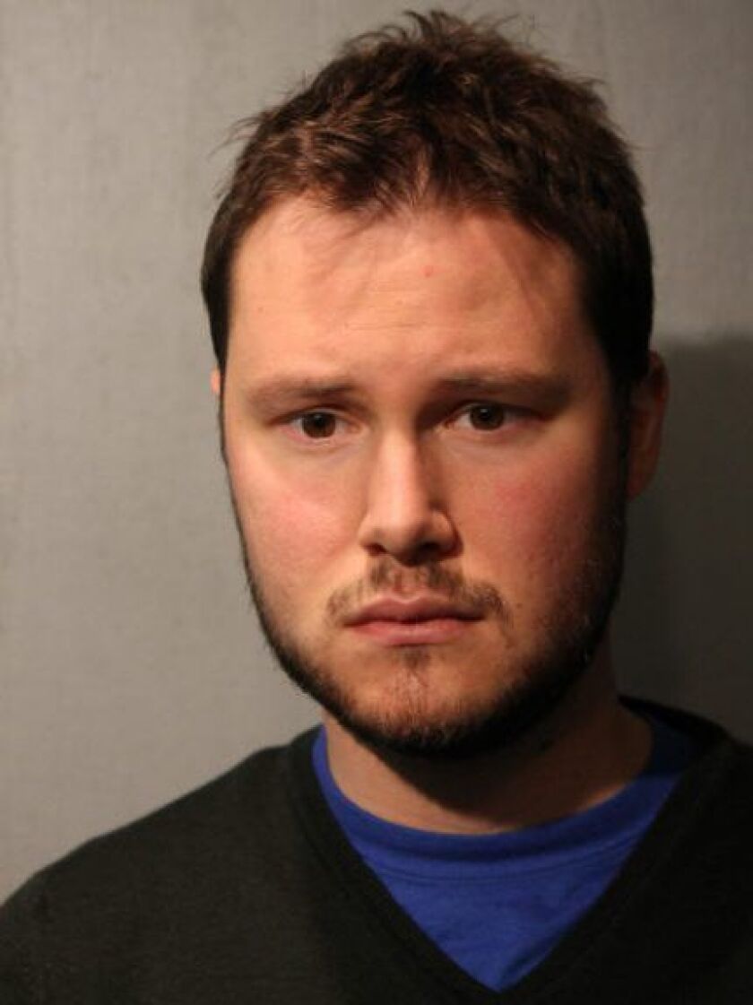 Matthew Luchins’ arrest photo in 2018.