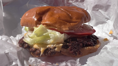 The cheeseburger at Redhot Ranch