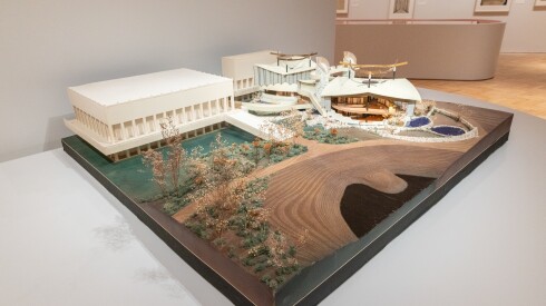 Views from inside the new Bruce Goff, Material Worlds, retrospective exhibit at the Art Institute of Chicago on December 18, 2025.