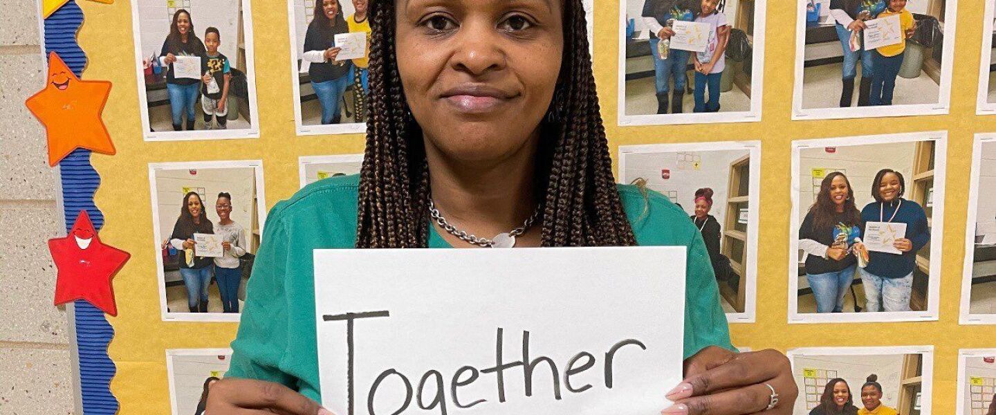 Lakita Reed, principal of Paul Cuffe Elementary School in Auburn-Gresham, which was named for a sea captain from the 1700s who was Black and indigenous.