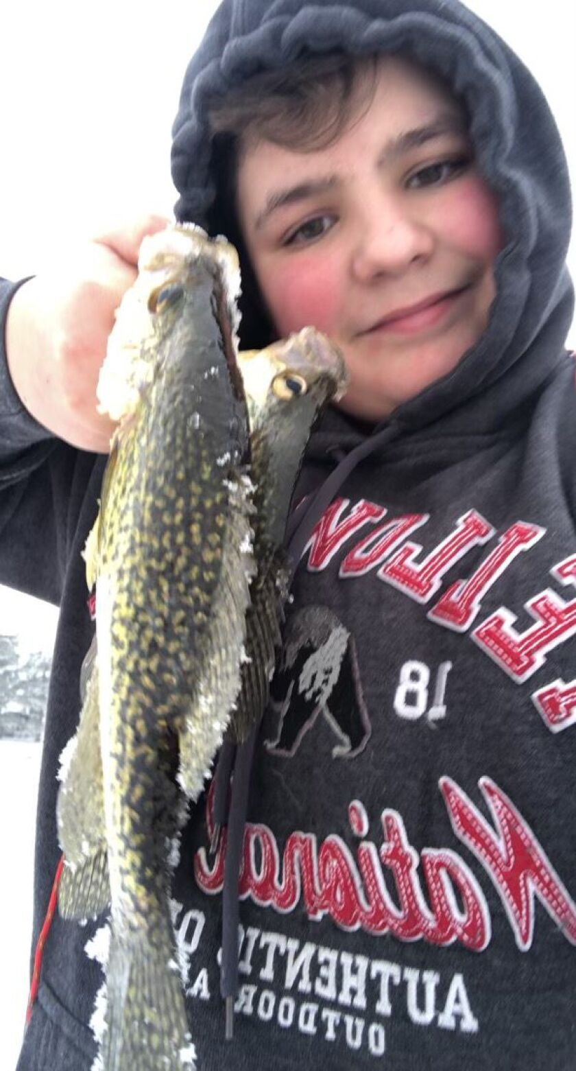 Anthony Lederer with a nice double up. “Great job son,” as his father Justin put it. Provided photo