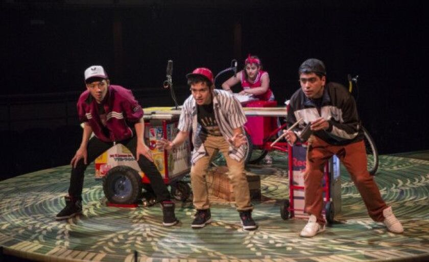 A scene from the 2015 Albany Park Theatre Project production of “Feast.” | LIZ LAUREN PHOTO