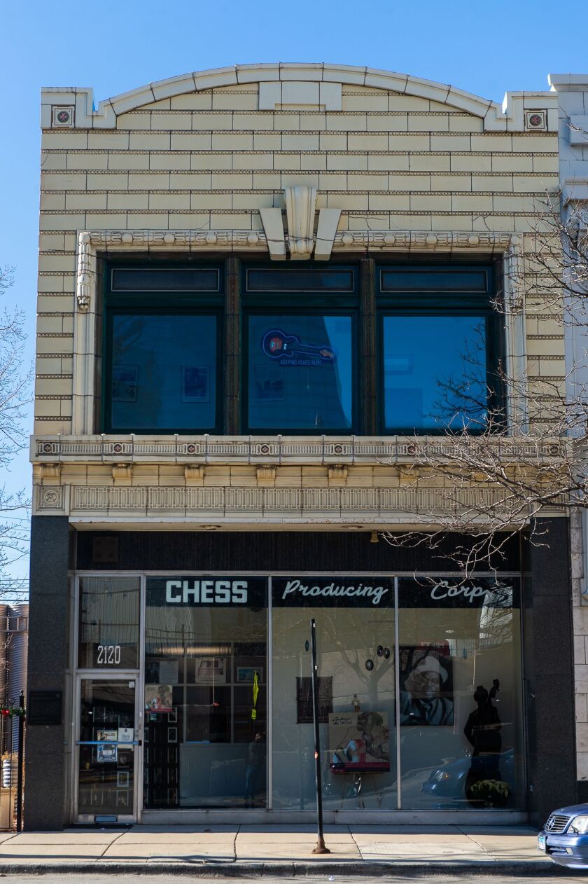 Chess Producing Corporation at 2120 South Michigan Avenue on Chicago’s historic Motor Row. | Tyler LaRiviere/Sun-Times
