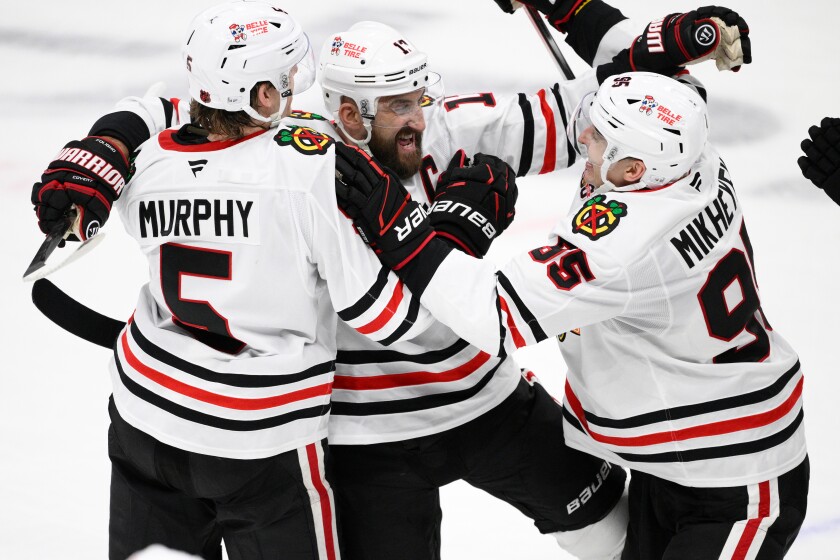 Connor Murphy, Nick Foligno, Ilya Mikheyev