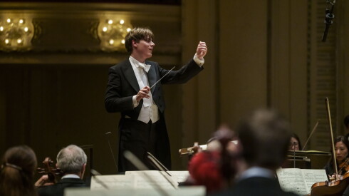 Chicago Symphony Orchestra Music Director Designate Klaus Mäkelä conducts