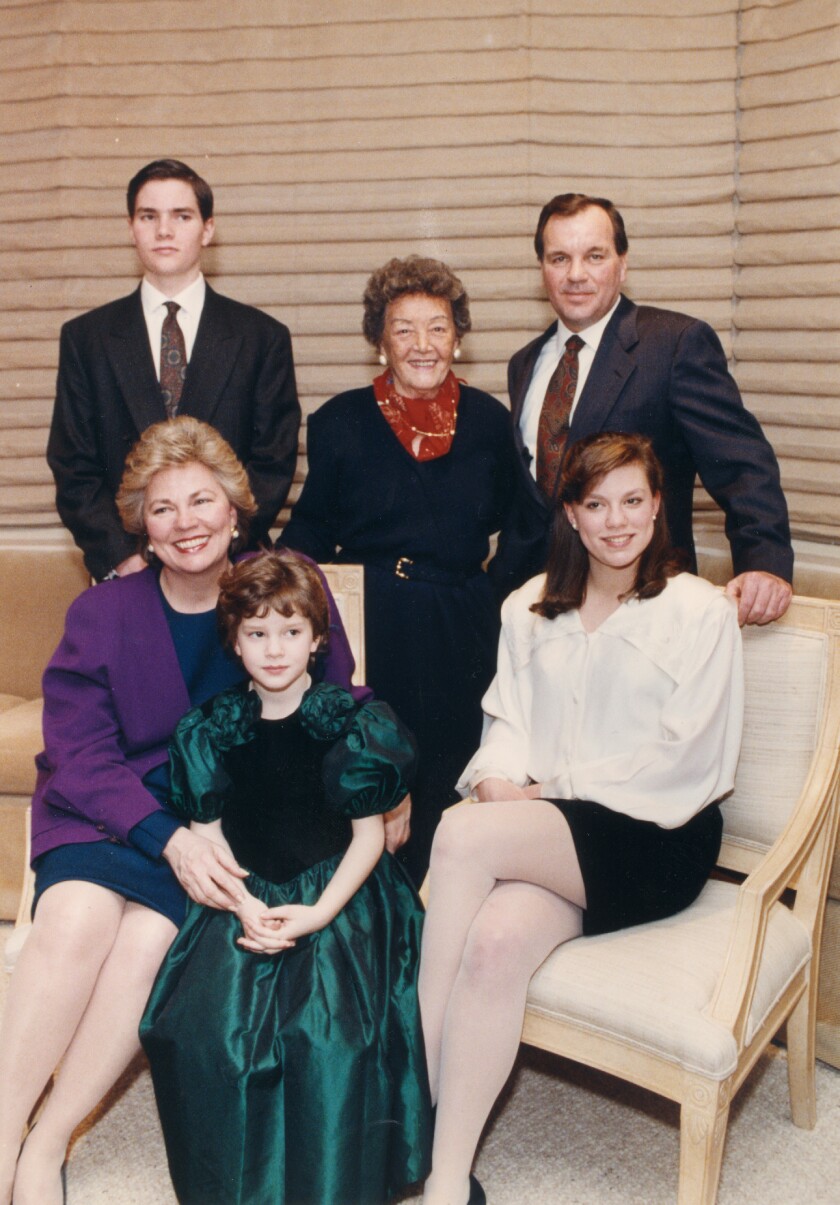 Copy photo of Margaret "Maggie" Daley with the Richard M. Daley Family.