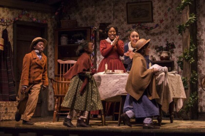 Pictured in the 2013 production of Charles Dickens’ A Christmas Carol, is Penelope Walker as Mrs. Cratchit. | LIZ LAUREN PHOTO