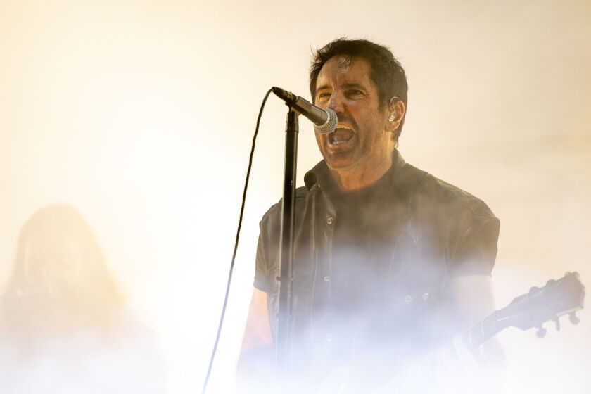 Trent Reznor of Nine Inch Nails headlines Day 3 of Riot Fest in Douglass Park, Sunday, Sept. 18.