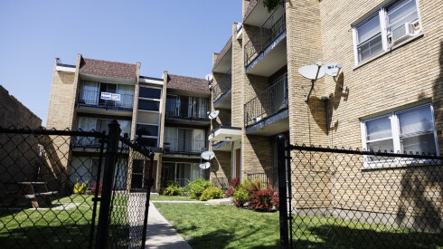 The scene where an infant was stabbed and killed on the 3000 block of West 59th Street in Gage Park, Friday, May 15, 2026. | Anthony Vazquez/Sun-Times