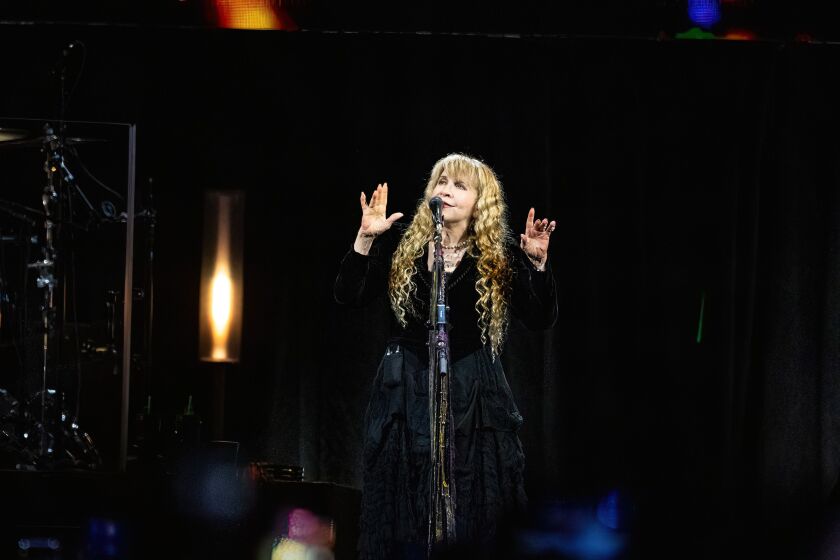 Stevie Nicks performs at United Center on Friday night.