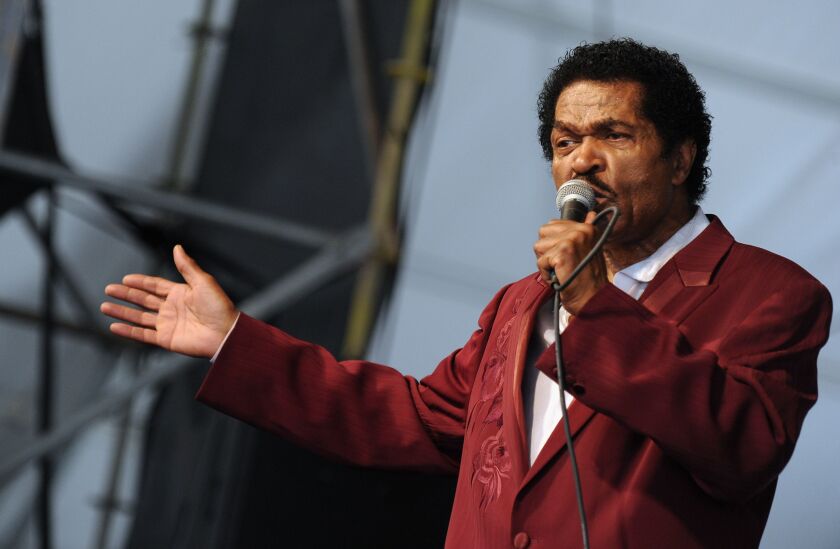 Blues Artist Bobby Rush performs during the 2012 New Orleans Jazz & Heritage Festival on April 28, 2012 in New Orleans, Louisiana. | Rick Diamond/Getty Images