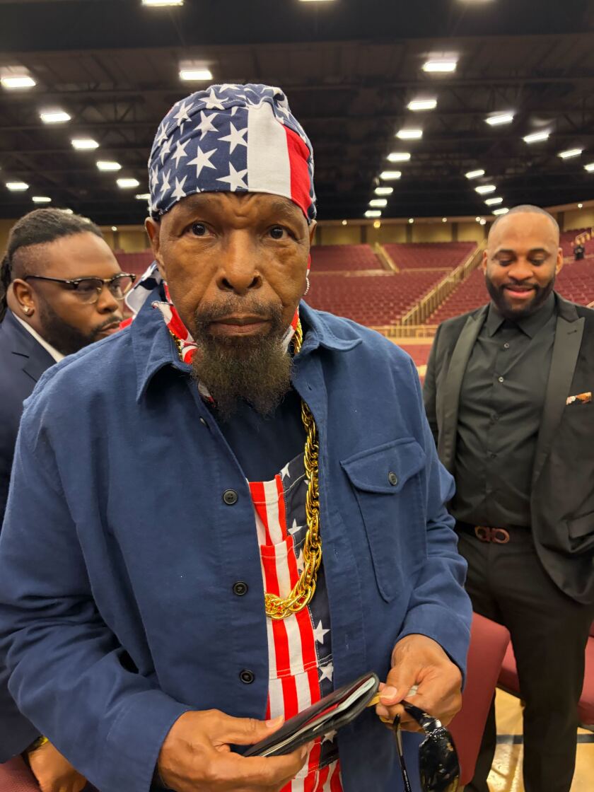 Actor Mr. T at the House of Hope service for Rev. Jesse Jackson