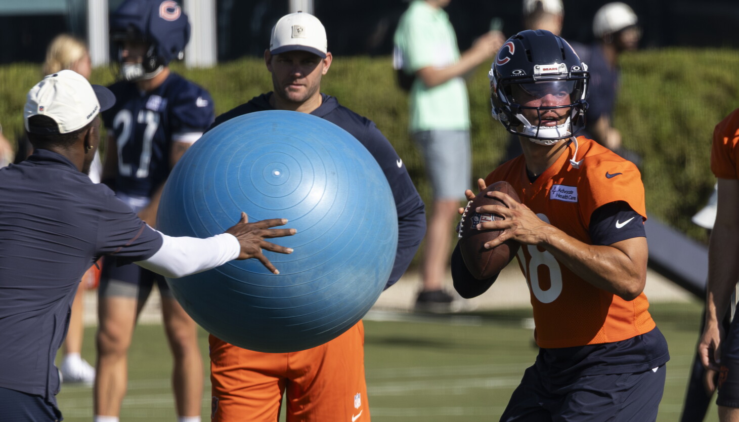 Bears coach Ben Johnson on Jaguars' Liam Coen's shot at QB Caleb Williams: He can handle it
