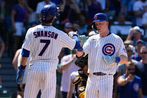 Cubs center fielder Pete Crow-Armstrong