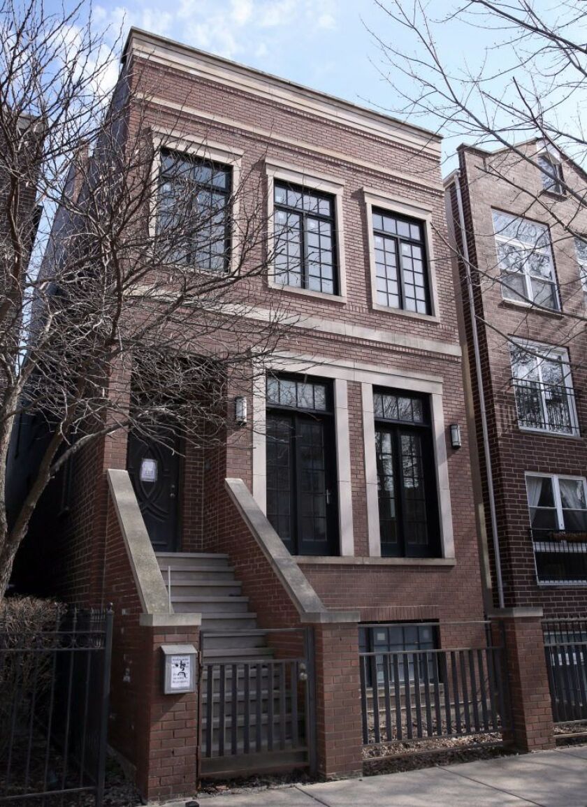 Washington Federal Bank for Savings gave loans totaling over $1 million to Marek Matczuk between 2000 and 2005 for two homes in Wicker Park, including this one at 1633 N. Winchester Ave. Both remain unfinished and vacant. | Kevin Tanaka / Sun-Times