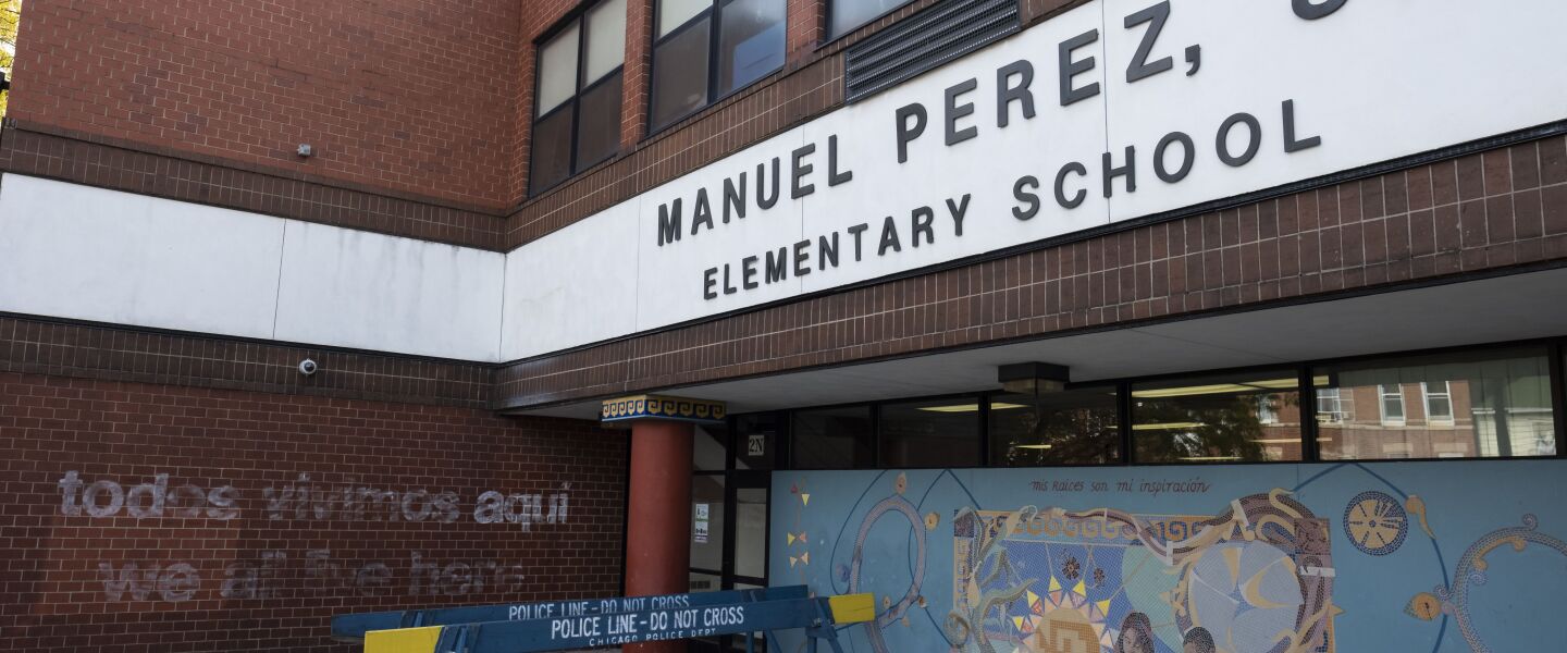 Manuel Perez Jr. Elementary, 1241 W 19th Street. The school has the capacity to hold 1,050 students but only enrolled 317 students this year.