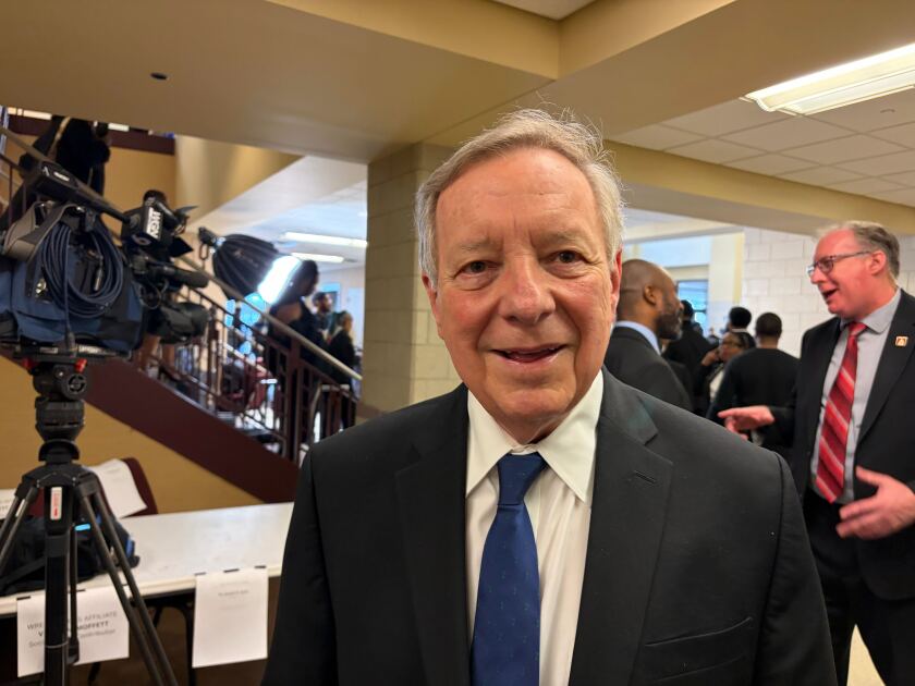 U.S. Sen. Dick Durbin at the House of Hope