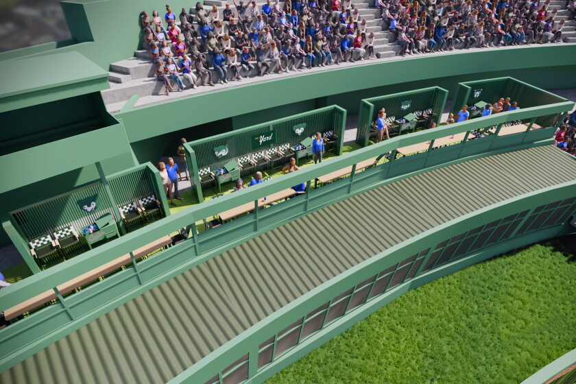 Bleacher Layout Cubs add twist to Wrigley Field bleacher seating options - Chicago Sun ...