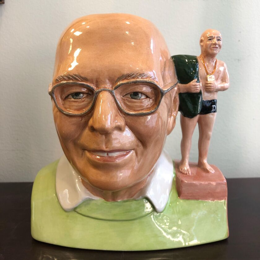 The ashes of Stephen Mullins, who collected Toby jugs, were stored in a mug with his likeness after his death in June.
