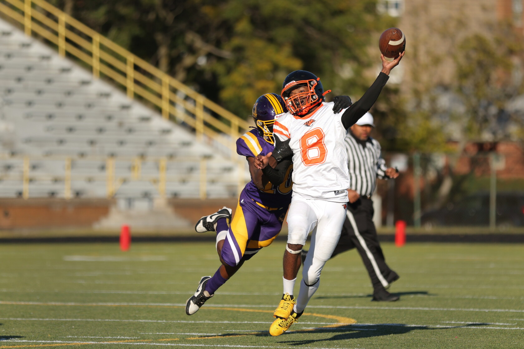 Bogan stuns Bowen on sophomore Jaylen Brown's TD catch with 44 seconds