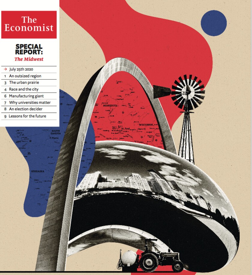 The British news magazine The Economist special report about the Midwest in general and Chicago in particular.