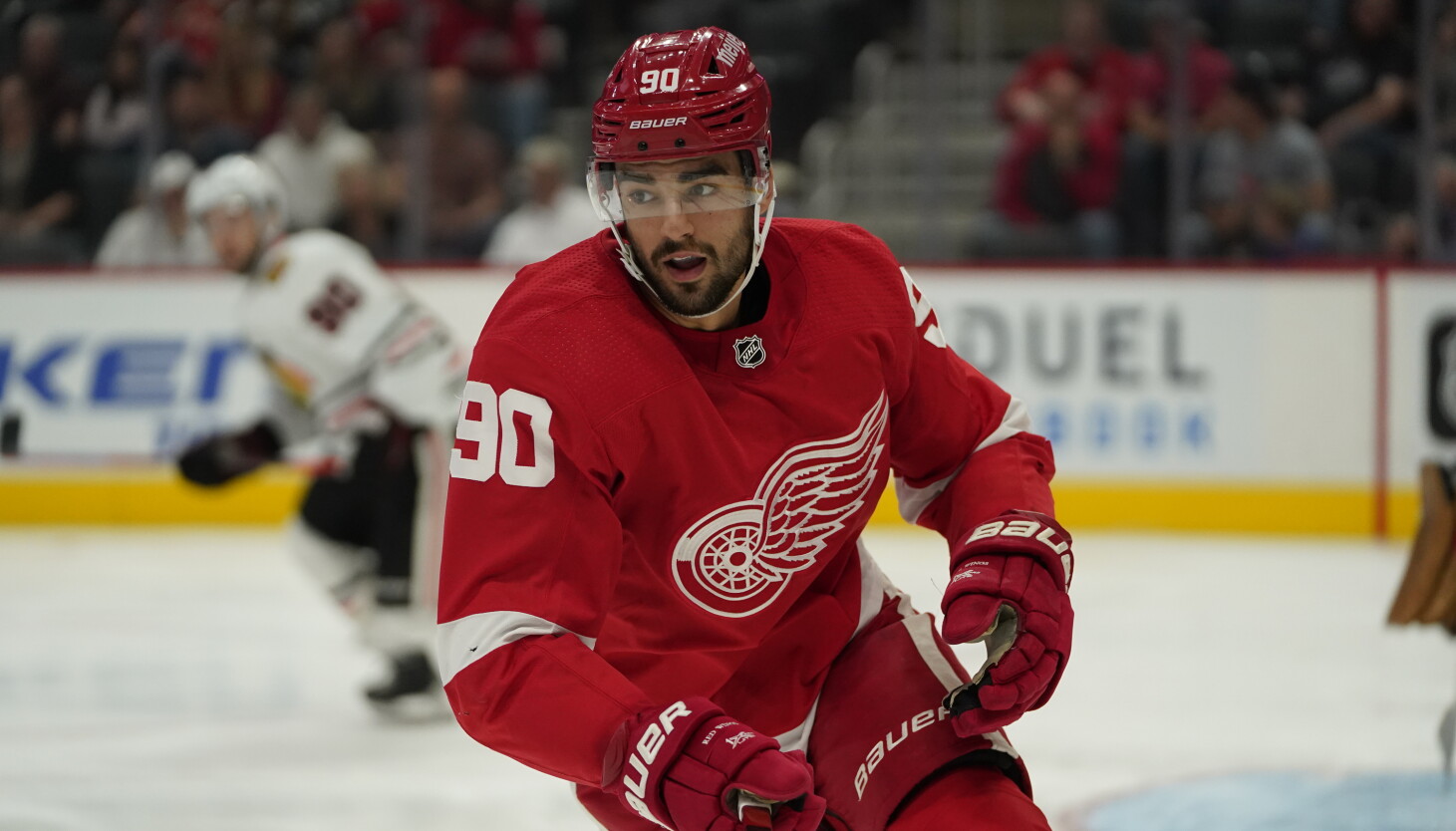 New Blackhawks center Joe Veleno hopes to show there’s ‘more to my game’ than Red Wings saw New Blackhawks center Joe Veleno hopes to show there’s ‘more to my game’ than Red Wings saw