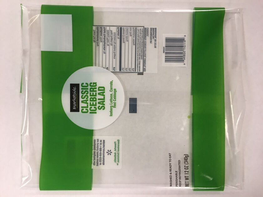 Marketside classic iceberg lettuce kits are among the list of prepared salad kits recalled by Walmart stores in the Midwest.