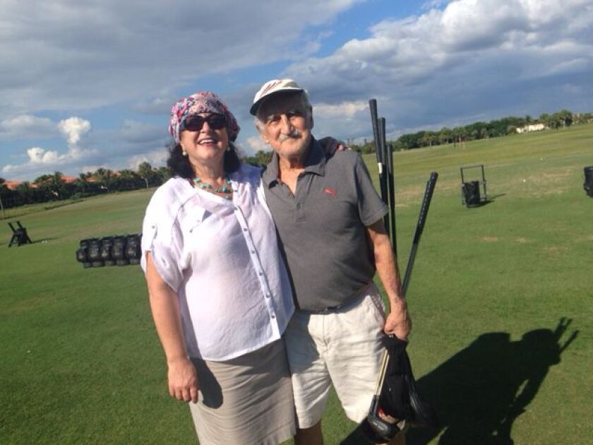 Mark Nahabedian with his chef-daughter Carrie Nahabedian. | Facebook photo