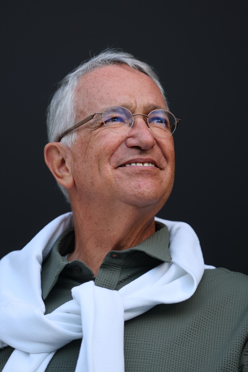 Ricardo Salinas Pliego, president of TV Azteca, looks on during the LIV Golf Mexico City tournament on April 19.
