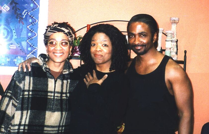 Morris “Butch” Stewart recorded Oprah Winfrey singing her theme song, “Run On,” at his production facility in Evanston. With his wife, vocalist and producer Brenda Stewart (left). | Provided photo