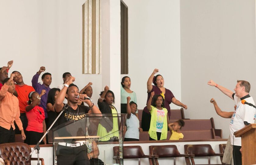 Children’s Choir of St. Sabina & Oakdale Churches. | Daunte Henderson/Hammond Photo Design Studios