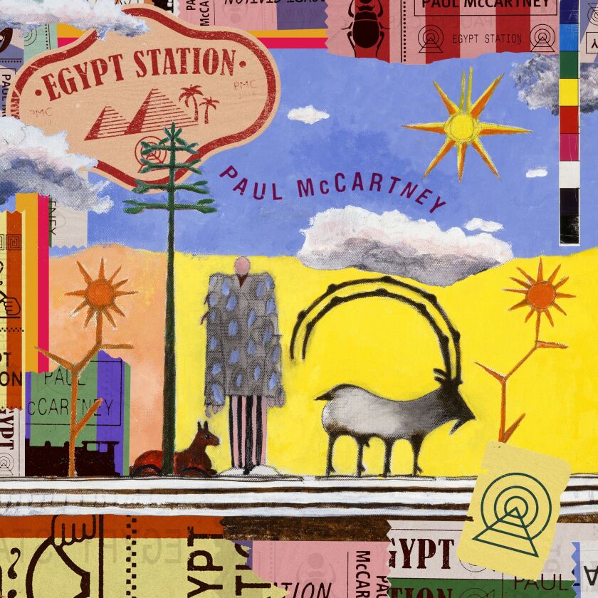 This cover image released by Capitol Records shows “Egypt Station,” the latest release by Paul McCartney. | Capitol via AP
