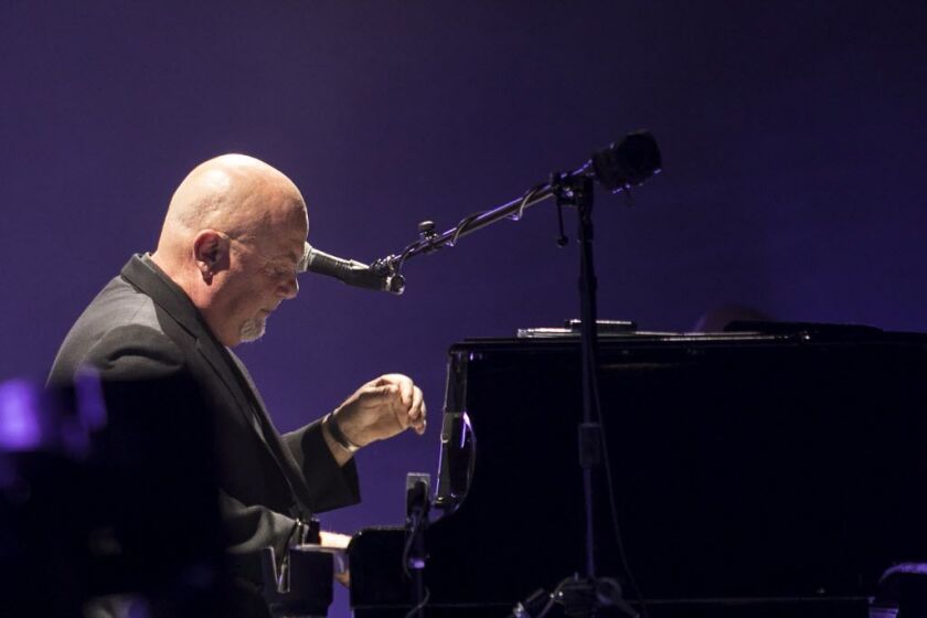 Billy Joel stuck to the hits Friday night, Aug. 11, 2017 at Wrigley Field, where he returned in concert for the fourth consecutive year. | Ashlee Rezin/Sun-Times