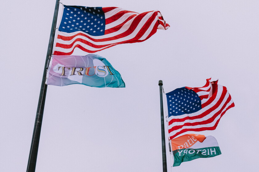 Positive Gradient Examples Bob Faust reimagines the American flag, just in time for election ...