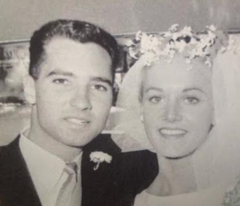 Steve and Joyce Rebora on their wedding day. | Supplied photo