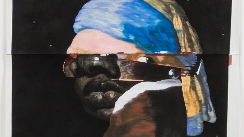 Nathaniel Mary Quinn's "Erica with the Pearl Earring"