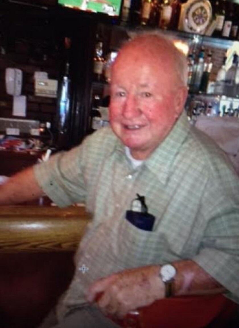 James “Jim” McNamara was the unofficial greeter at McNamara’s on Irving Park Road. / Family photo