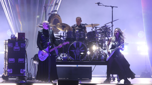 The Smashing Pumpkins perform at the Bud Light stage at Lollapalooza on July 31, 2026.