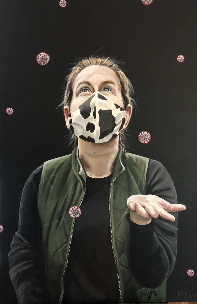 “Rain” is a portrait of Phil Gayter’s daughter.