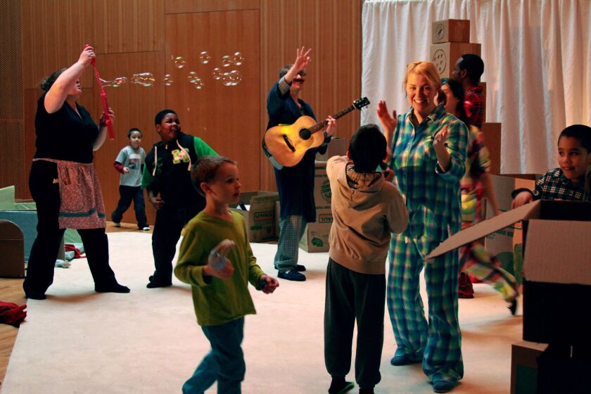 Chicago Children’s Theatre is presenting “Red Kite, Brown Box” through March 21.