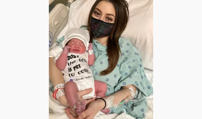 Javien was born 1:08 a.m. Jan. 1, 2021, at Illinois Masonic Medical Center to parents Joseline Cuevas and Jean Rivera of Chicago.