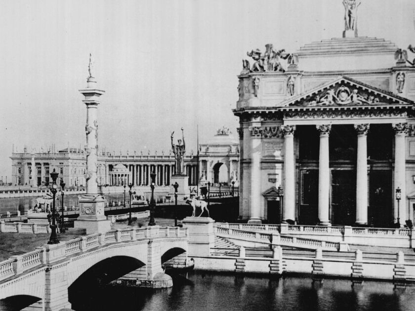 “White City” was the nickname given to the gleaming buildings of parts of the World’s Columbian Exposition — though it could have applied to the racism of the organizers. | Sun-Times files